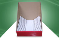 Красный Countertop картона показывает коробку дисплея картона для еды