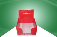 Красный Countertop картона подарка Кристмас показывает Recyclable с офсетной печатью CMKY