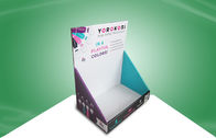 Покрытие Recyclable стеллажа для выставки товаров Countertop картона складное UV