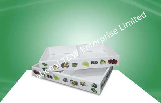 Купить Яркий печатая дисплей Countertop подносов плодоовощ PDQ Costom с 2 колонками online manufacture