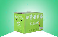 Коробки Ресиклабле экологической бумаги упаковывая, портативная коробка гофрированной бумаги плода