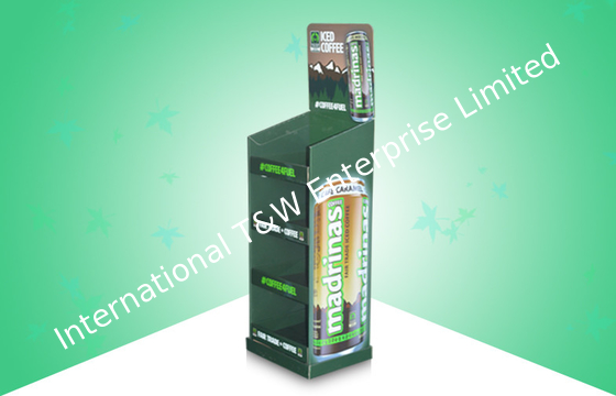 Купить Сильные 4 дисплея для кофе, дисплеи попа картона полки пола картона online manufacture