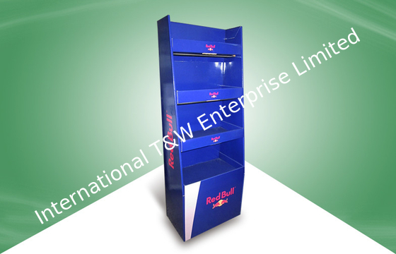 Купить UV или PP прокатал дисплеи пола блоков индикатора картона для напитка online manufacture