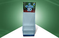 3 - дисплей ящика сброса картона яруса Eco-содружественный для плаката 3D