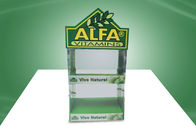 Countertop картона продуктов Heathcare витамина зеленый показывает таможню