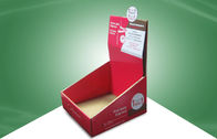 OEM коробок дисплея счетчика картона продуктов красотки Skincare красный
