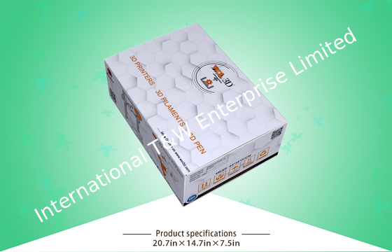 Купить коробка стены двойника 350gsm CCNB CMYK рифленая для принтера 3D online manufacture