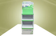 Зеленые полки стоек дисплея картона регулируемые для продуктов здравоохранения
