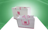 Коробки хозяйственной сумки белой бумаги упаковывая с офсетной печатью