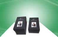 Черные твердые коробки коробки подарка бумажные упаковывая с слоением Matt PP