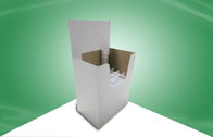 Изготовленный на заказ дисплей рециркулируя ящиков картона с рассекателем для повышать крен бумаги стены