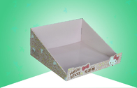 дисплей recyclable картона 100% встречный для продажи пусковых площадок хлопка макияжа киски здравствуйте