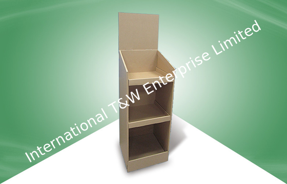 Хорошая цена. 3 выставочной витрины картона попа полки для КД & книг, дружелюбного 100% эко- онлайн