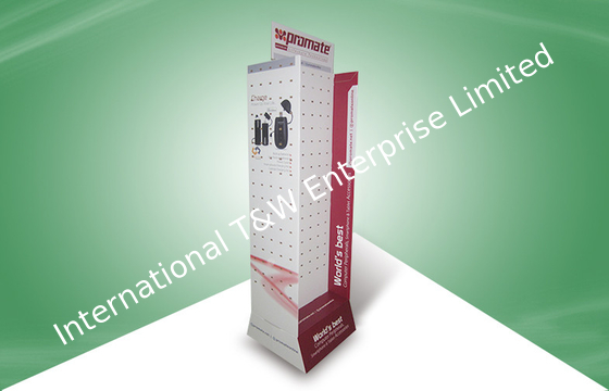 Хорошая цена. Стабилизированные выставочные витрины пола картона с крюками для Усб & наушников онлайн