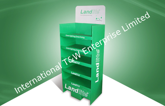 Хорошая цена. Подгонянные зеленые складные выставочные витрины картона к продуктам Диннерваре онлайн