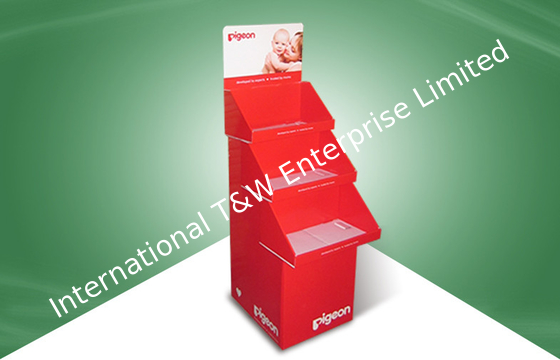 Хорошая цена. Ресиклабле 3 выставочной витрины картона пола подноса с белый б каннелюру слоя онлайн