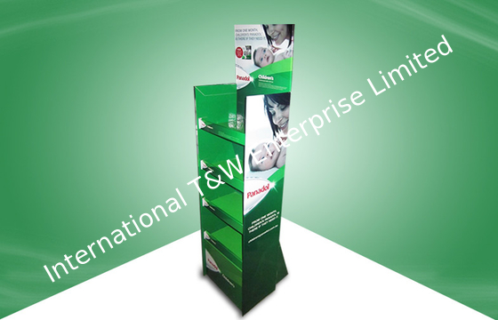 Хорошая цена. Дисплей картона ПОПА Эко дружелюбный, зеленые изготовленные на заказ дисплеи картона для медицины онлайн